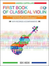 First Book of Classical Violin BK/Online Audio w/ Piano Accompaniment cover